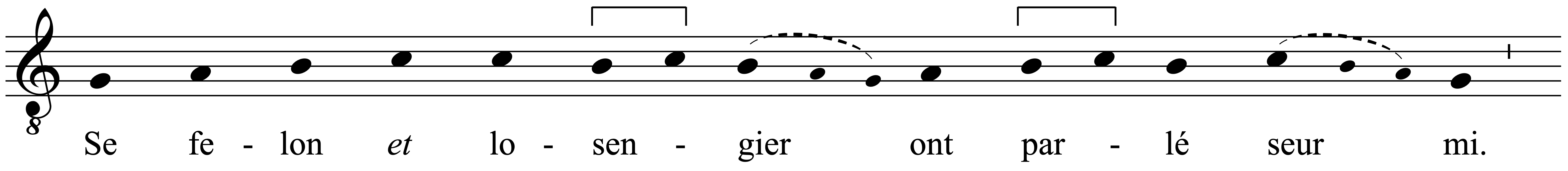 Work musical notation